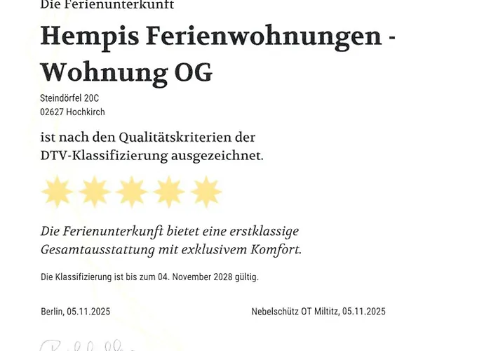 شقة Hempis Hochkirch